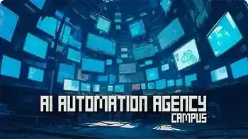 AI Automation Campus — agents and workflows doing the repetitive work